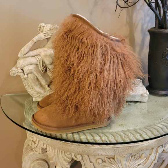 Australia Luxe Collective Huns Boot Mongolian Sheep Hair Sheep in Size 8. #399 - Picture 6 of 17